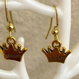 NEW Brass Dangling Princess Earrings Handmade By Alyce Rancour